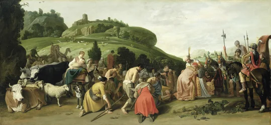 Joseph Receives his Father in Egypt